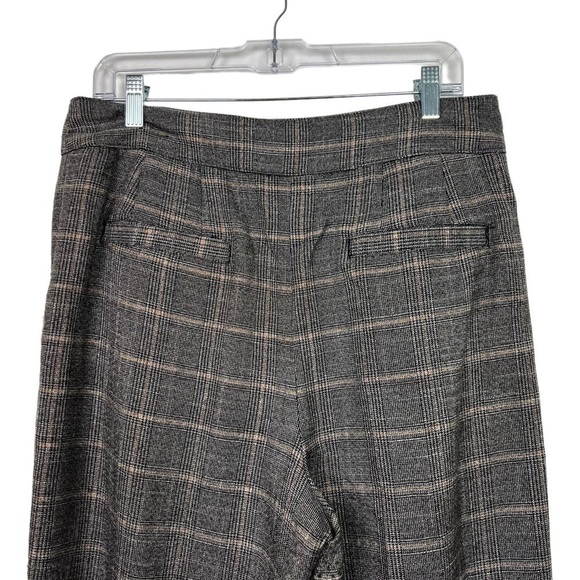 Express High Rise Plaid Metallic Trouser Dress Pants Size 12R - Picture 5 of 15
